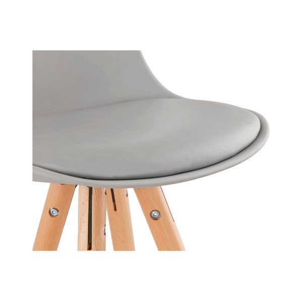 Sgabello da bar grigio, altezza seduta 64 cm Anau - Kokoon-image-1
