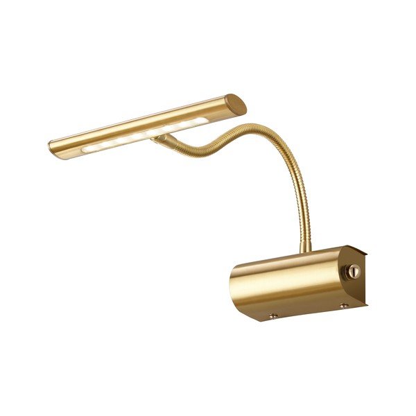 Lampada da parete LED color ottone con struttura flessibile/con intensità regolabile Curtis – Trio