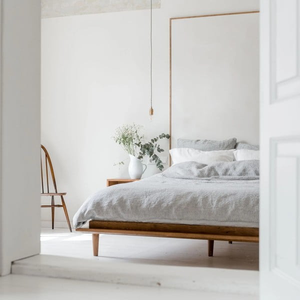 Federa di lino 70x90 cm Thin Black Stripes - Linen Tales-image-2