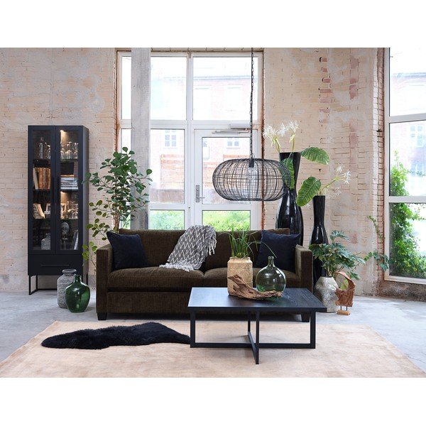 Tavolino in rovere nero , 100 x 100 cm Elliot - Canett-image-4