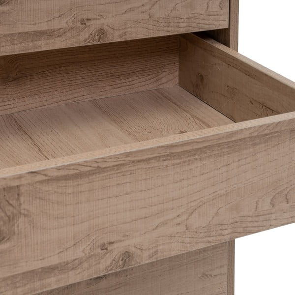 Amardio componibile di colore naturale con effetto rovere a giorno 60x180x45 cm Modular – Casa Selección-image-3