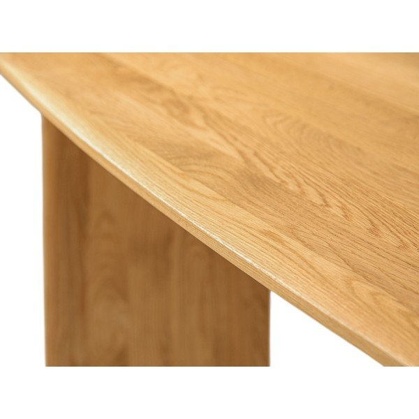Tavolino da salotto di colore naturale in rovere massiccio 60x120 cm Charlotte – Micadoni -image-3