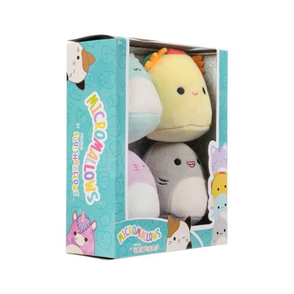 Set di peluche 4 pz Micromallows 4Pack – SQUISHMALLOWS-image-3
