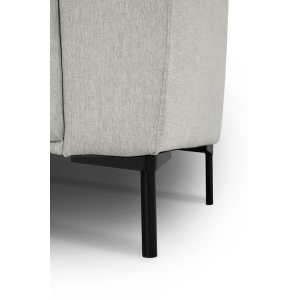 Divano angolare in grigio chiaro (con penisola a sinistra) Loosdrecht – Scandic-image-4