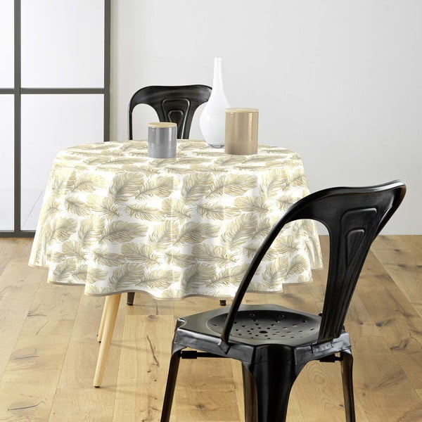 Tovaglia adatta per pulizia con panno umido ø 160 cm Plumina – douceur d'intérieur-image-2