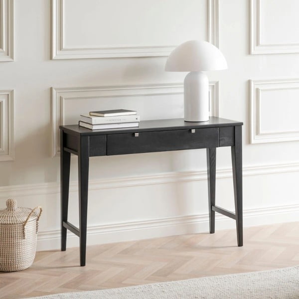 Consolle Fulla in rovere nero Confetti - Rowico-image-1