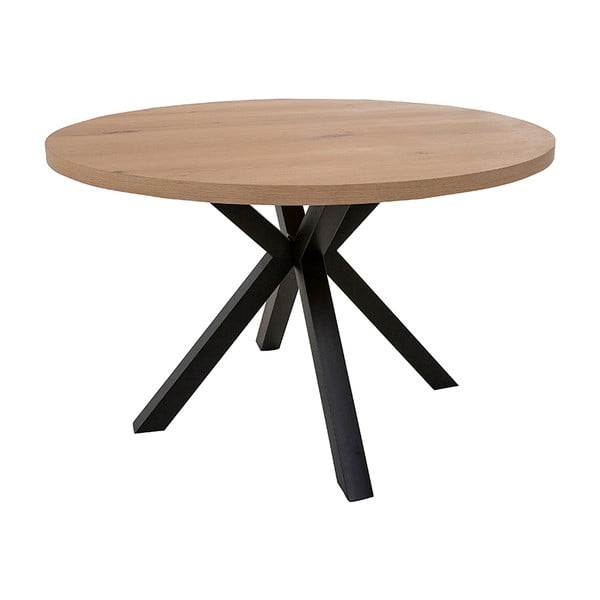 Tavolo da pranzo rotondo con gambe nere , ø 120 cm Maison - Canett