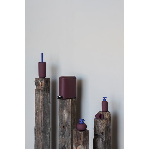 Portaspazzolino viola scuro in ceramica Lotus Play – Mette Ditmer Denmark-image-2