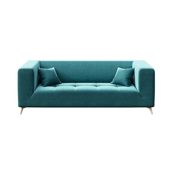 Divano blu turchese , 217 cm Toro - MESONICA