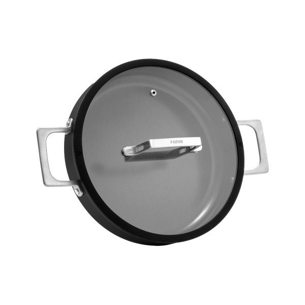 Padella con coperchio/con superficie in ceramica ø 28 cm Meda 4.0 – FABINI-image-3