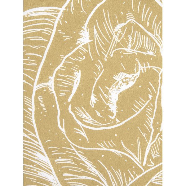 Biancheria da letto in percalle di cotone giallo 200x200 cm Keno - Westwing Collection-image-3