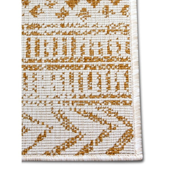 Tappeto per esterni ocra-giallo-bianco 120x170 cm Biri - NORTHRUGS-image-4