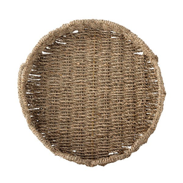 Vassoio vassoio di servizio in erba di mare ø 35 cm Brea – Bloomingville-image-3