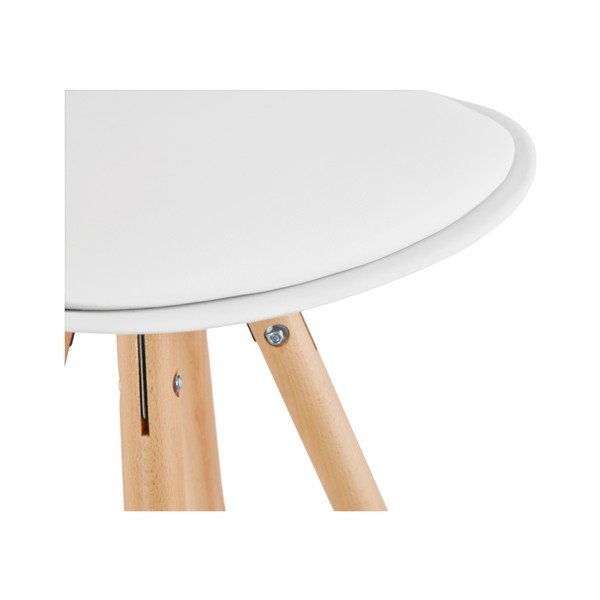 Sgabello da bar bianco, altezza seduta 74 cm Anau - Kokoon-image-2
