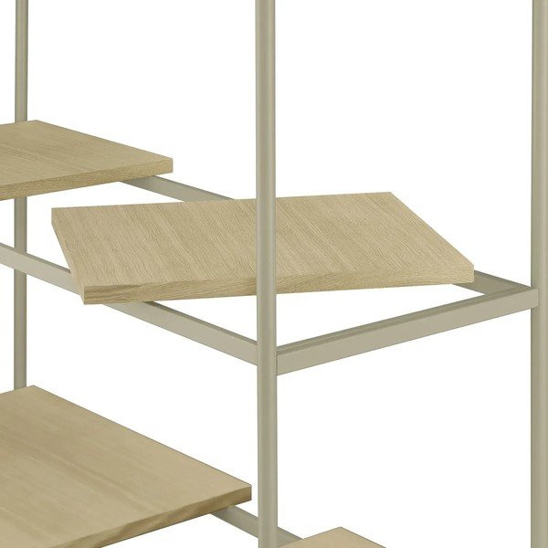 Scaffale di colore naturale con effetto rovere 105x170x40 cm Sukoya – Blomus-image-4