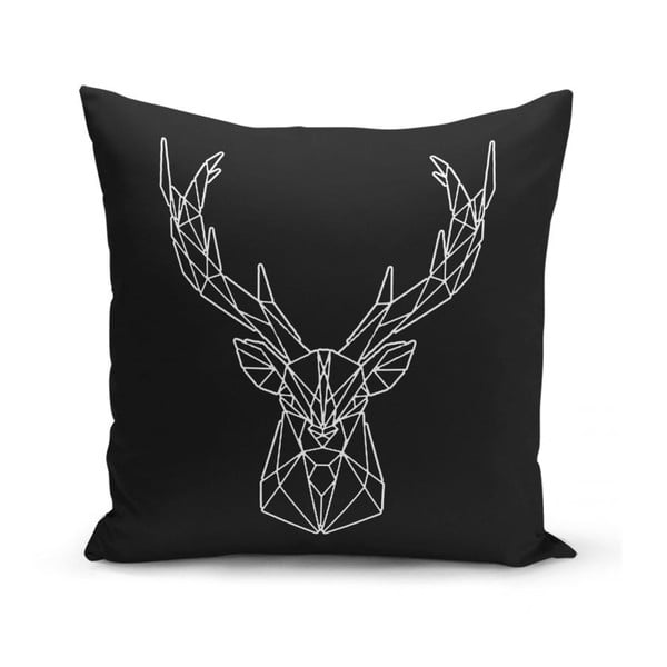 Set di 4 federe natalizie e runner da tavola Renna e stelle - Minimalist Cushion Covers-image-2