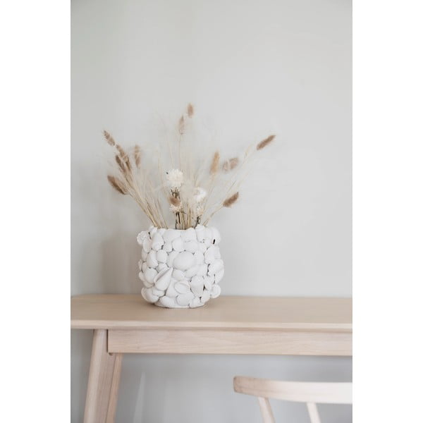 Consolle in rovere decorato in colore naturale 120x40 cm Yumi - Rowico-image-2