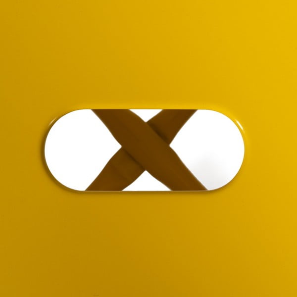 Set di sedie da bar gialla in metallo 2 pz (altezza della seduta 76,5 cm) – Ixia-image-4