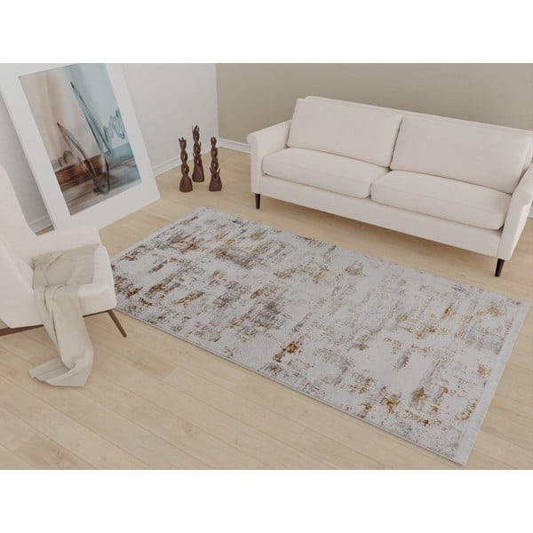 Tappeto lavabile in crema-oro 120x180 cm Gold - Vitaus-image-1