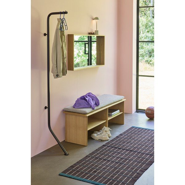 Appendiabiti marrone in metallo 36x182 cm Bend – Hübsch-image-1