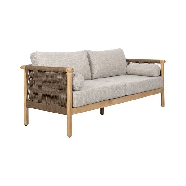 Set di mobili da giardino greige imbottito per 3 persone Oasis – Dutchbone-image-3