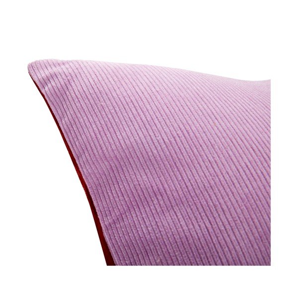 Cuscino viola e rosso Cleo, 60 x 40 cm - Hübsch-image-4