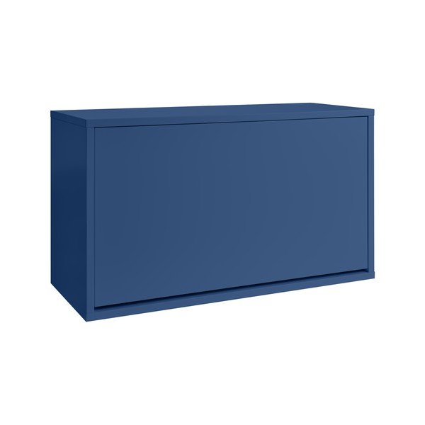 Scarpiera blu con ante ribaltabili/da parete 70x30x40 cm – ReCollector
