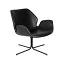 Sedia nera Nikki - Zuiver