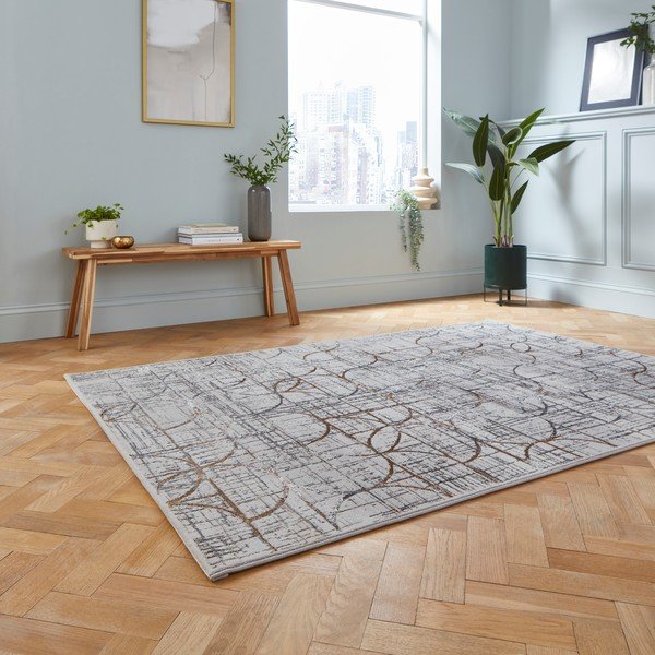 Tappeto grigio 230x160 cm Creation - Think Rugs-image-2