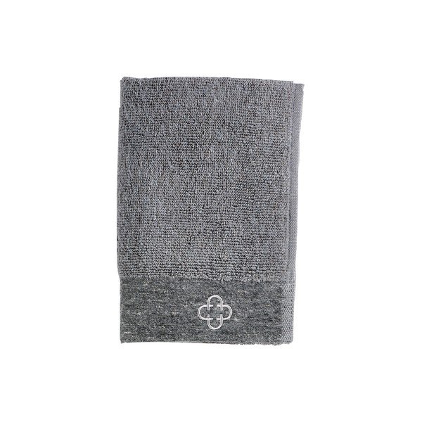 Asciugamano grigio con lino 60x40 cm Inu - Zone