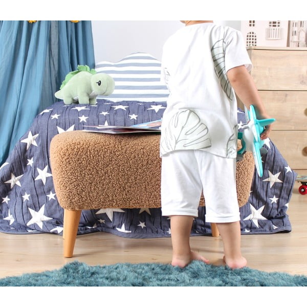 Pouf marrone per bambini Moouv - Artie-image-3