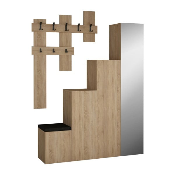 Set di guardaroba e appendiabiti da parete Sonomo Up - Homitis