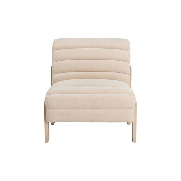 Poltrona beige con rivestimento in ciniglia Mums – Ellos Home-image-2