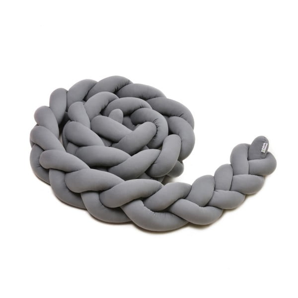 Mantella in maglia di cotone grigio antracite, lunghezza 220 cm - T-TOMI