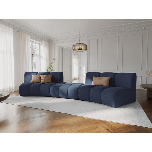 Divano blu 367 cm Lupine - Micadoni Home-image-1