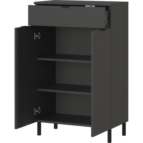 Armadietto per il bagno antracite 60x97 cm Arcena - Germania-image-3