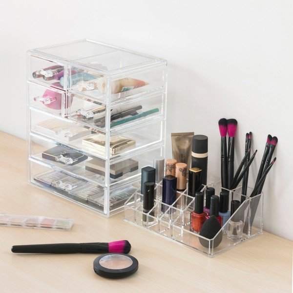 Organizzatore trasparente per cosmetici - InnovaGoods-image-1