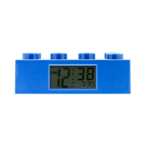Modré hodiny s budíkem LEGO® Brick-image-3