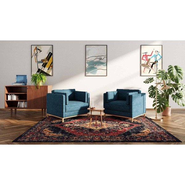 Poltrona relax blu scuro Celerio - Ame Yens-image-4