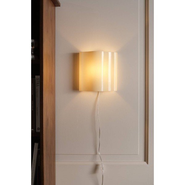 Lampada da parete beige in vetro con alimentazione a corrente Europa – Jotex-image-1