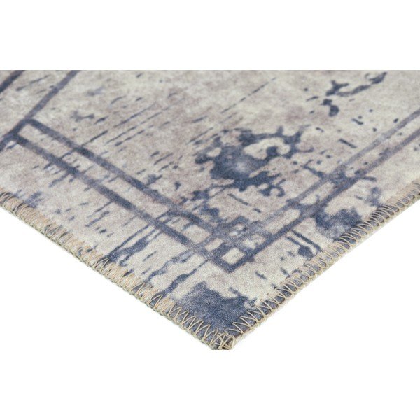 Tappeto lavabile grigio chiaro 80x50 cm - Vitaus-image-2