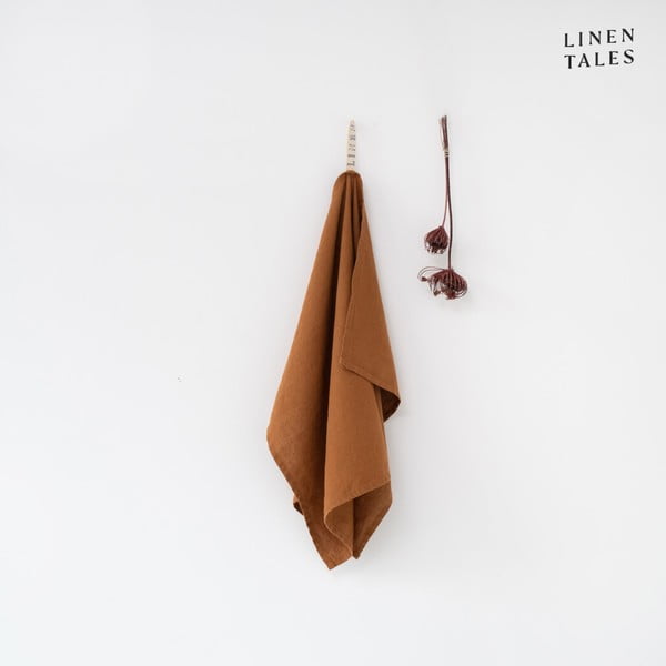 Asciugamano di lino 45x65 cm Hazelnut - Linen Tales