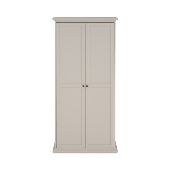 Armadio color crema 96x201x60,5 cm Paris – Tvilum-image-3