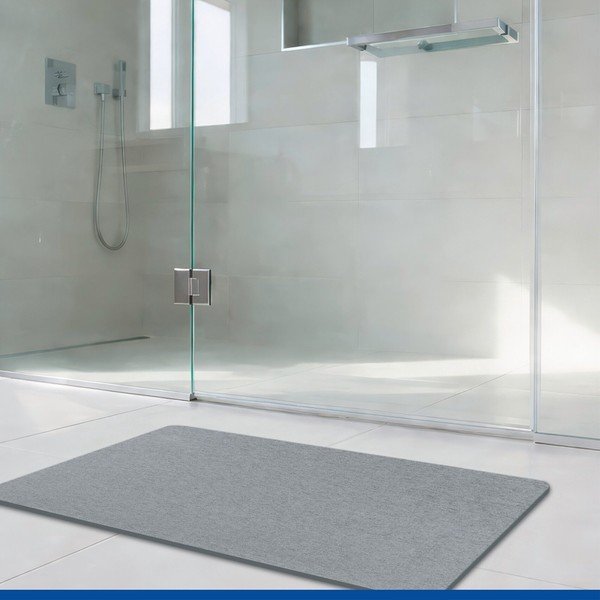 Tappetino per il bagno grigio in diatomite 50x80 cm Simi – Wenko-image-2