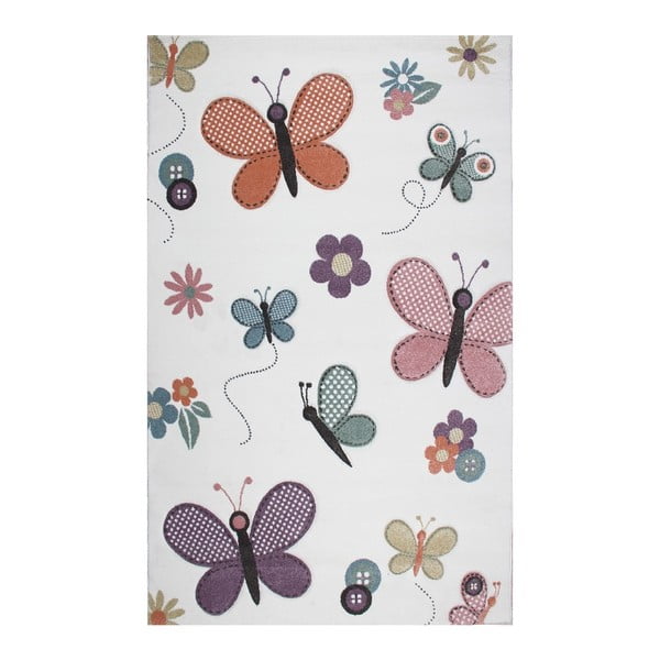 Tappeto per bambini Eco Rugs Butterfly, 160 x 230 cm - Eko Halı