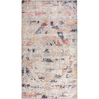 Tappeto lavabile bianco e beige 150x80 cm - Vitaus