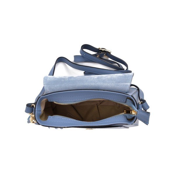 Borsa in pelle blu Karmo - Mangotti Bags-image-3