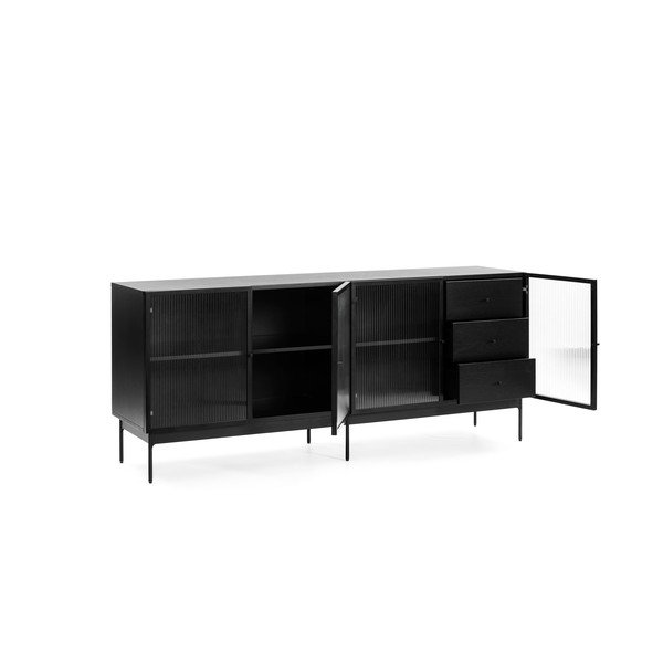 Vetrina nera 180x78 cm Blur - Teulat-image-3