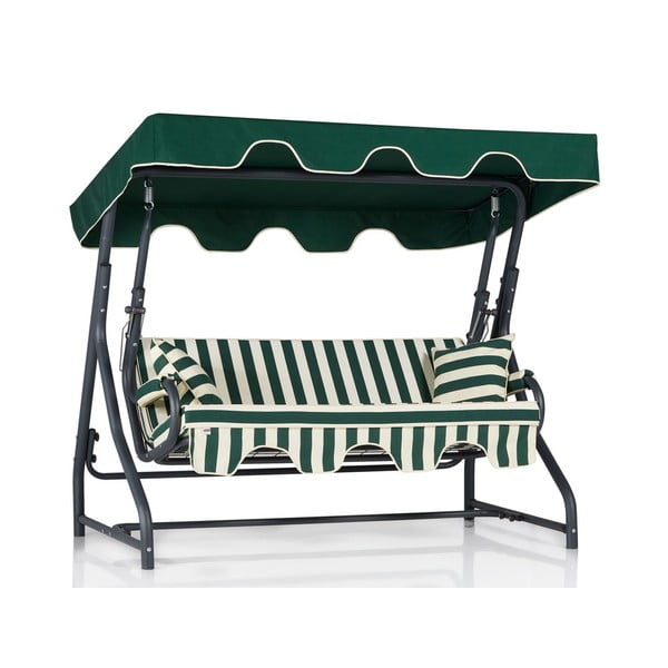 Altalena da giardino in metallo verde Ruta 3 - Floriane Garden-image-1