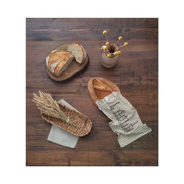 Borsa del pane in tessuto con lino Borsa Shopping, altezza 42 cm - Really Nice Things-image-1